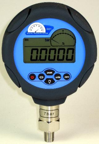 digital pressure test gauge