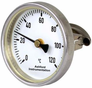 Pipe Clip Surface Reading Thermometers - 63mm