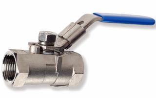 Ball Valve Stainless Steel - One Piece