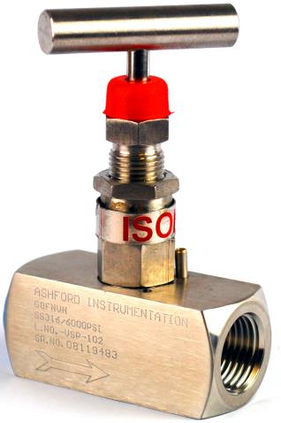 Ashford Instrumentation Bar Stock Needle Valve Female Female - Generation 200 Series