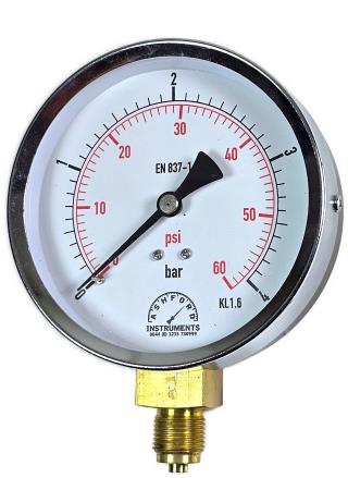 Pressure Gauge - 100mm & 160mm Pneumatic & Utility Gauge