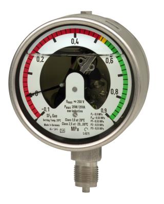 SF6 Gas Density Pressure Gauge - 100mm