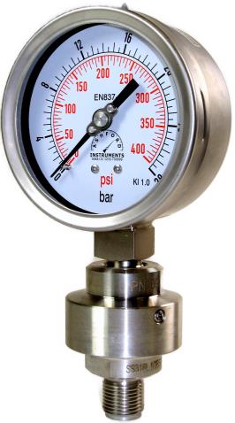 Welded Mini Chemical Seal  Gauge - 63mm & 100mm Diameter