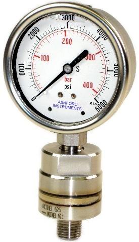 Inconel 625 Diaphragm Gauge - 63mm Diameter