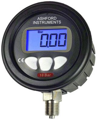 63mm Digital Switch Pressure Gauge - 12V-24V Powered 0.5% Accuracy