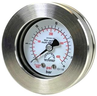 Subsea Pressure Gauge Back Entry  - 63mm Diameter 450m Gauge