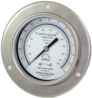 100mm Diameter Pneumo Depth Gauge - 