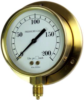 Brass Case Pressure Gauge - 100mm & 160mm