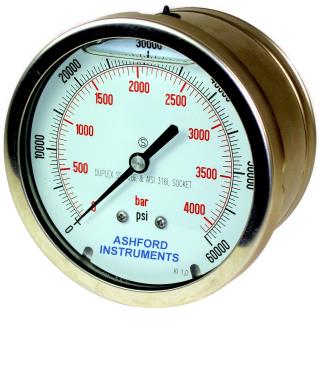 Water Cutting Pressure Gauges - 100mm & 160mm Diameter