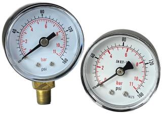 Standard Pressure Gauge 40mm, 50mm & 63mm Diameter
