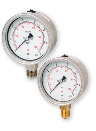 Calibrated Pressure Gauges for  Commissioning & Testing